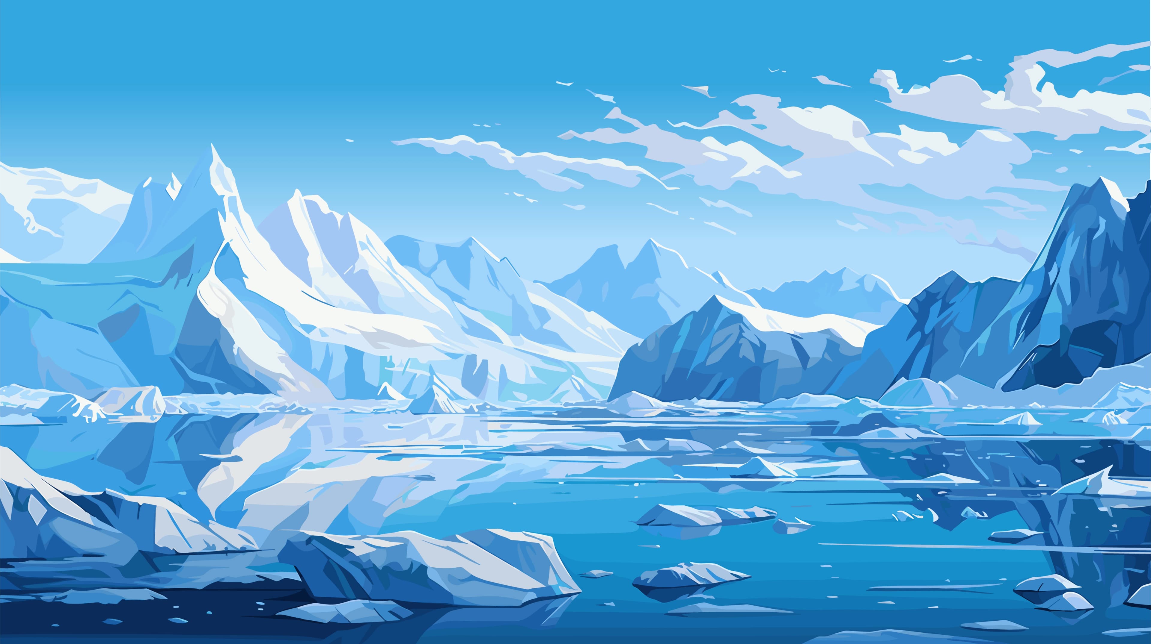 Mountain landscape background